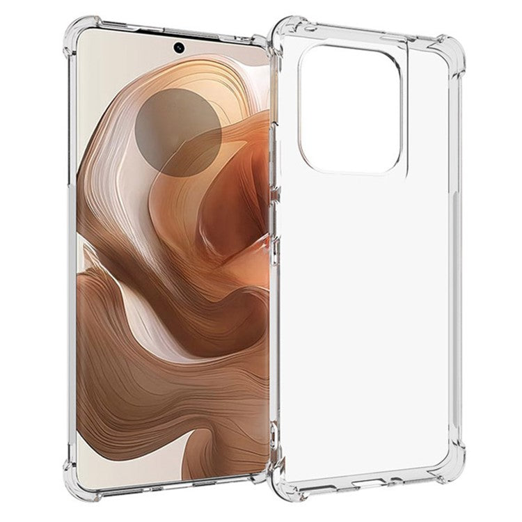 For Motorola Edge 50 Ultra 5G / Moto X50 Ultra 5G Case Reinforced Four Corner Clear Soft TPU Phone Cover