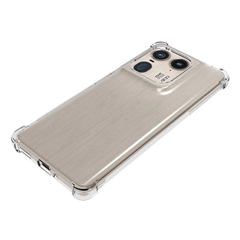For Motorola Edge 50 Ultra 5G Case Reinforced Four Corner Clear Soft TPU Phone Cover