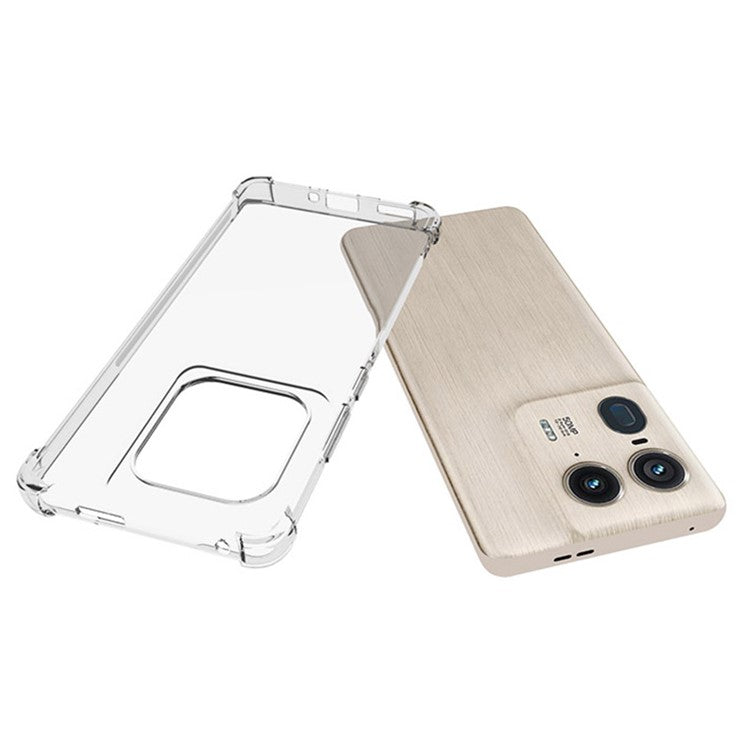 For Motorola Edge 50 Ultra 5G / Moto X50 Ultra 5G Case Reinforced Four Corner Clear Soft TPU Phone Cover