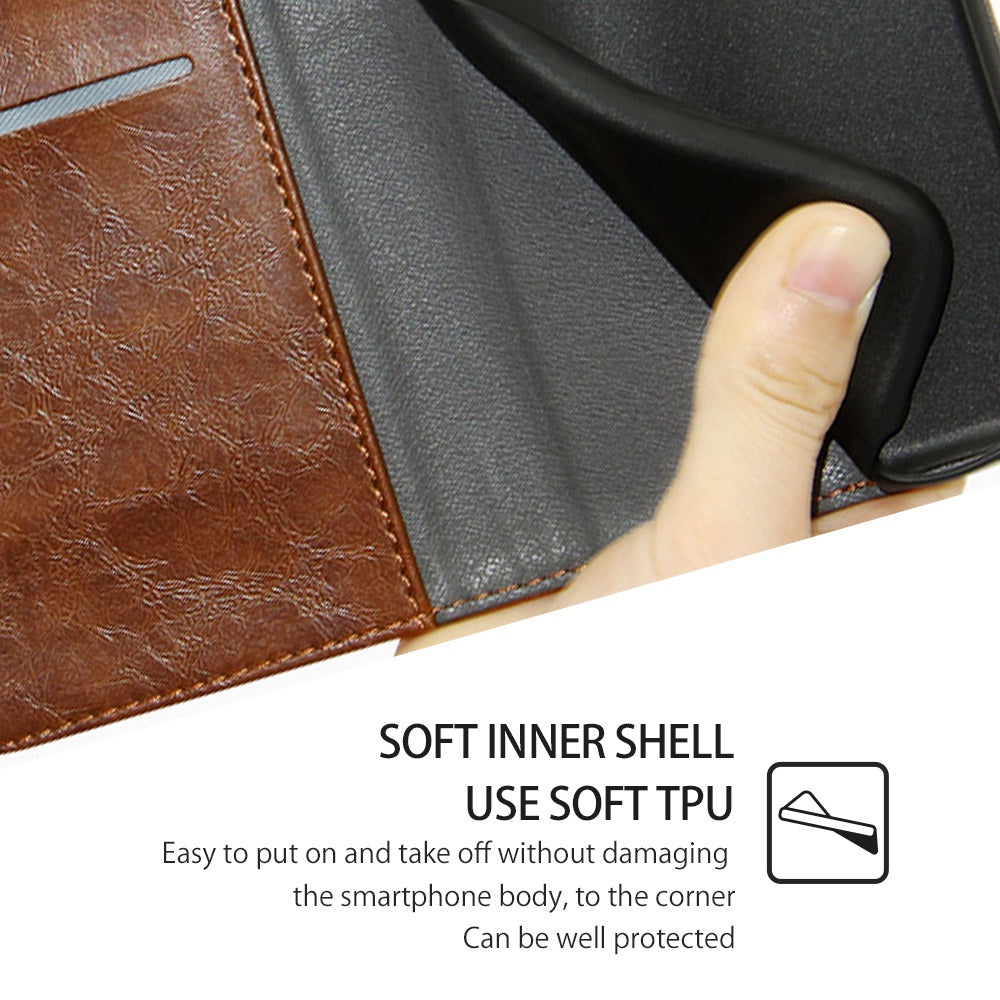 For Oppo Reno11 F 5G / F25 Pro 5G Magnetic Case Imprinted Geometric Splicing Stand Phone Cover - Light Brown