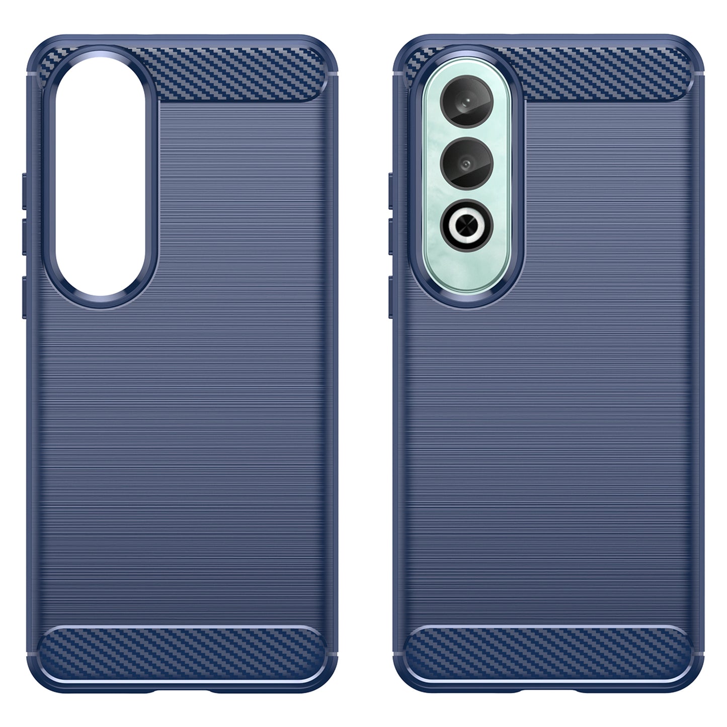 For OnePlus Nord CE4 5G Case Carbon Fiber Texture TPU Phone Cover Wholesale - Blue