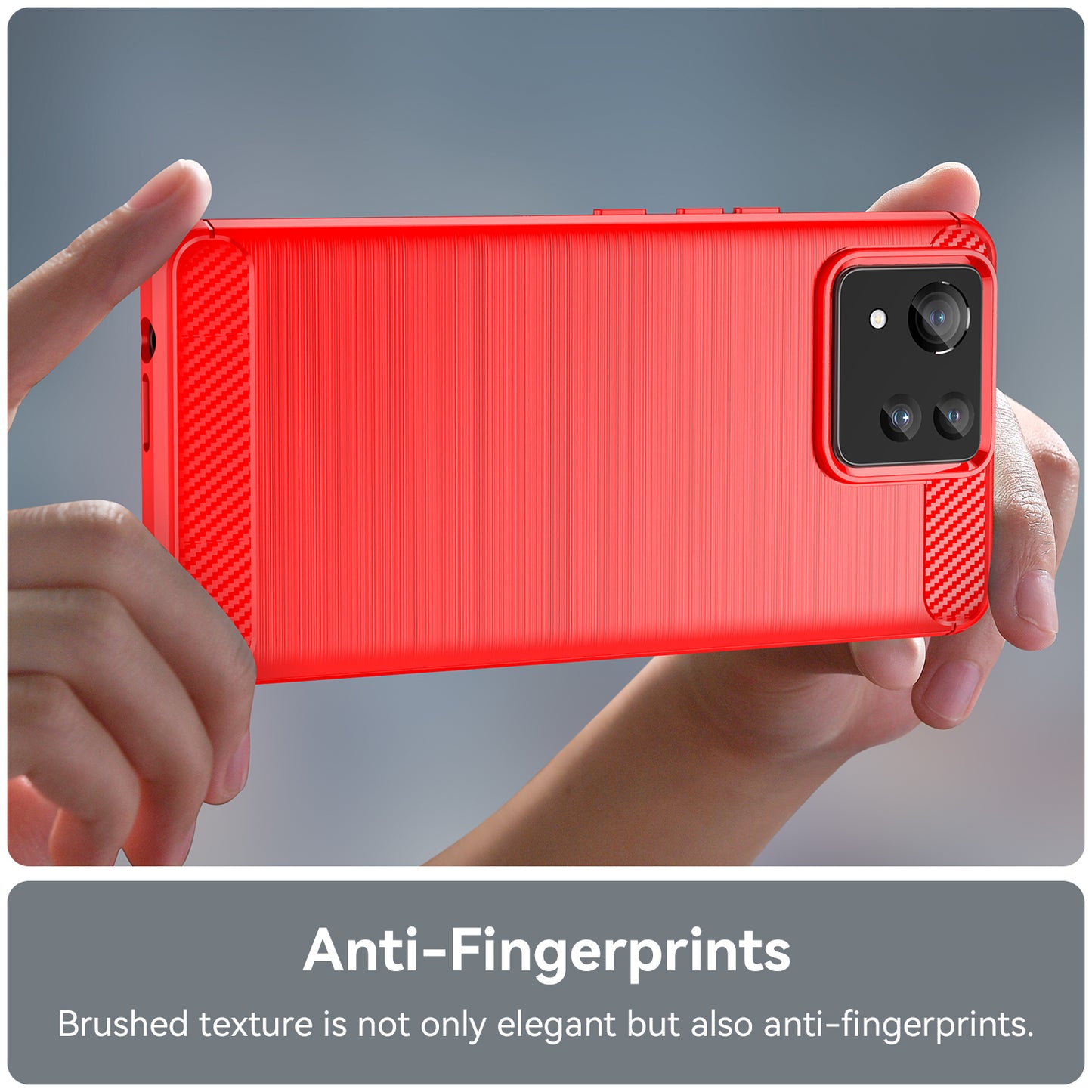 For Asus Zenfone 11 Ultra 5G TPU Case Carbon Fiber Texture Soft Phone Cover - Red
