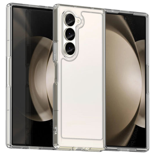 For Samsung Galaxy Z Fold6 5G Case Protective TPU+Acrylic Phone Mobile Parts Wholesale - Transparent