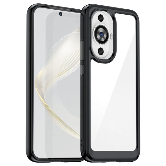 For Huawei nova 12s 4G / nova 12 Lite 4G Case TPU+Acrylic Phone Shell Wholesale Cell Phone Accessories - Black