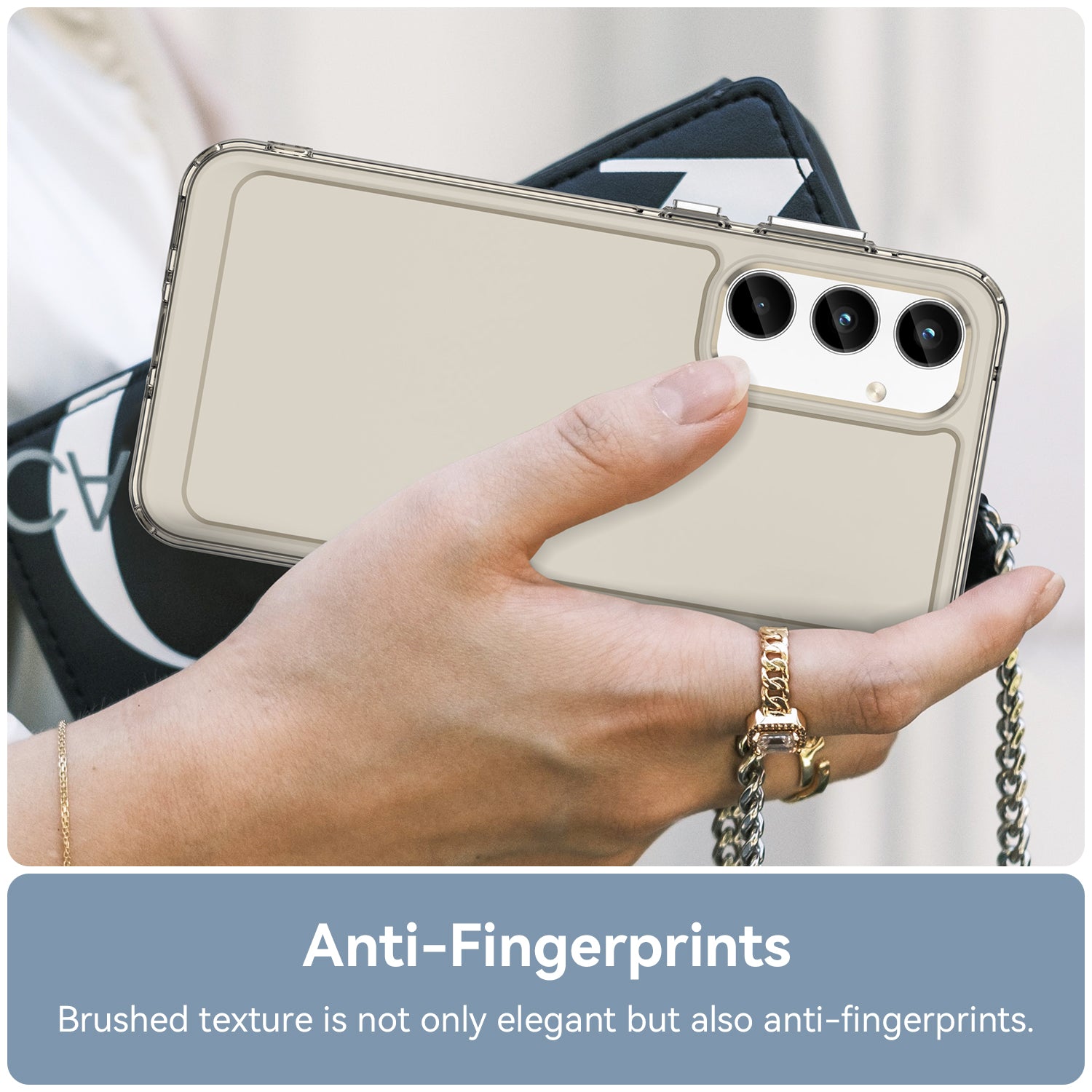 For Samsung Galaxy A35 5G Case Candy Series TPU Cover Mobile Phone Accessories Wholesaler - Transparent Grey