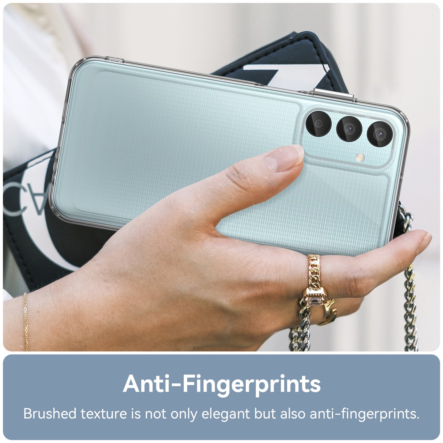 For Samsung Galaxy M15 5G / F15 5G Phone Case Candy Series TPU Slim-Fit Back Cover - Transparent