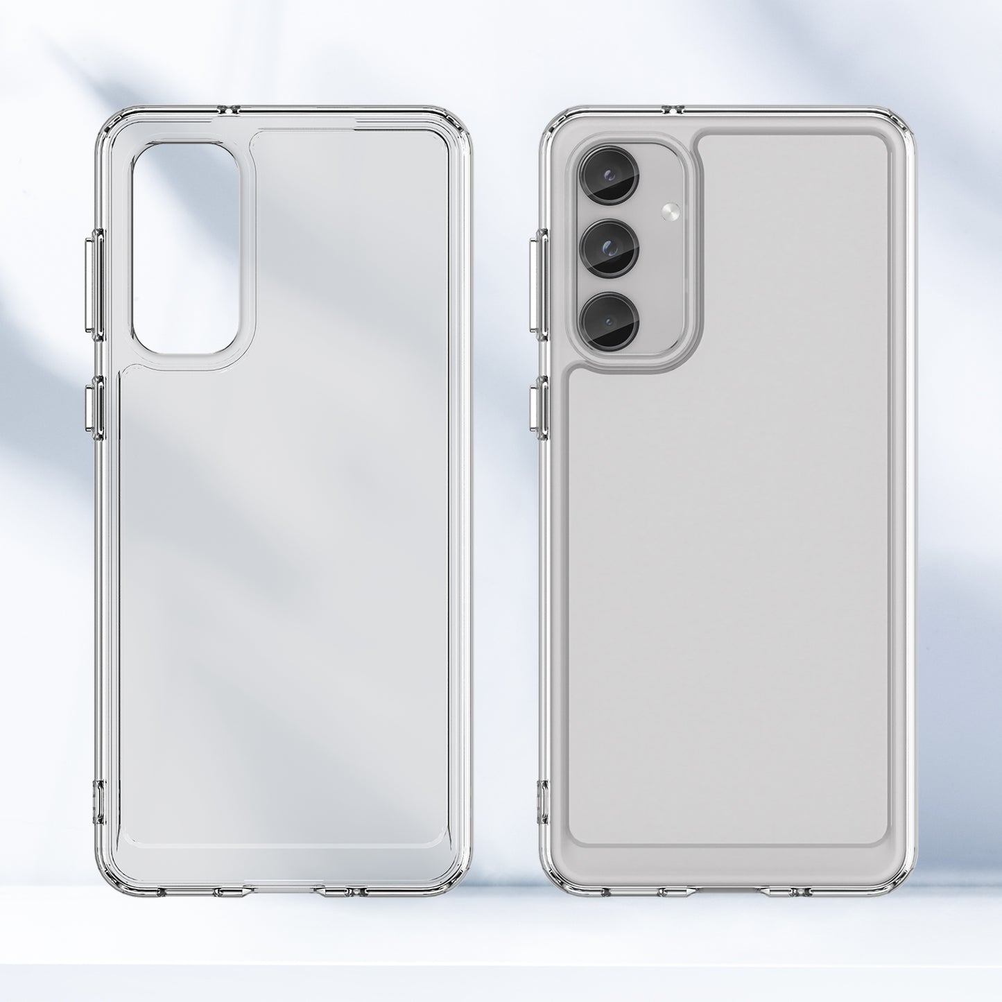 For Samsung Galaxy M55 5G Case Candy Series Non-slip TPU Phone Shell - Transparent