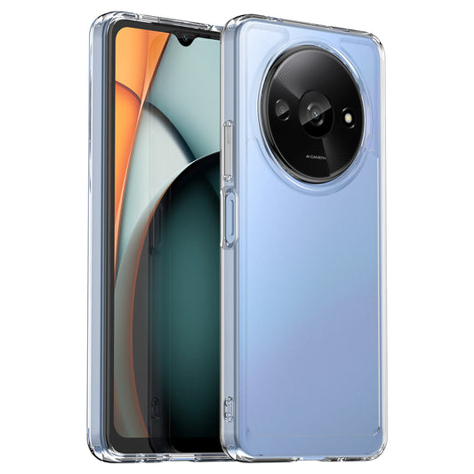 For Xiaomi Redmi A3 / Poco C61 4G Cell Phone Cases Candy Series Slim-Fit TPU Protective Cover - Transparent