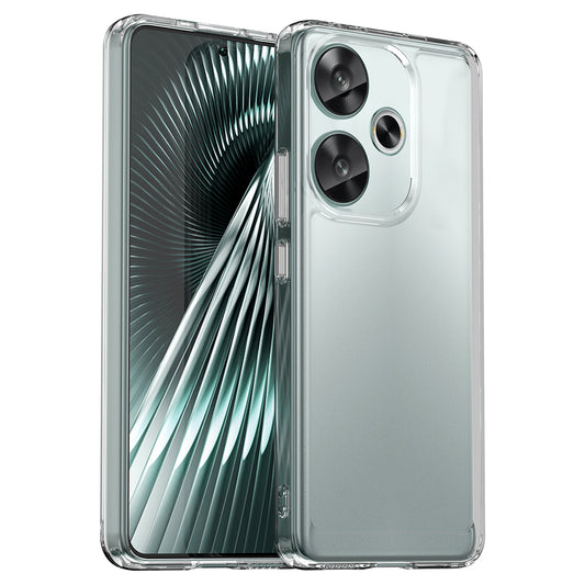Candy Series for Xiaomi Redmi Turbo 3 5G Back Phone Cover Anti-fingerprint TPU Case - Transparent