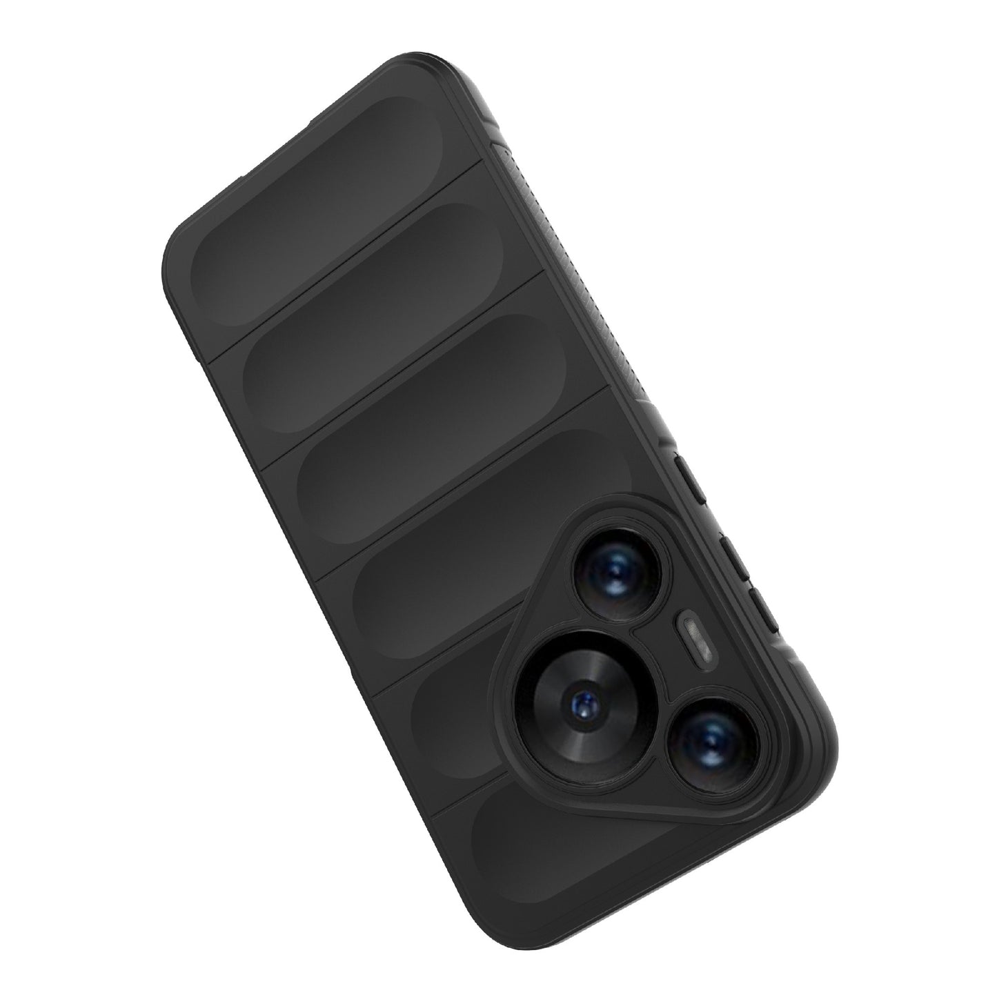 For Huawei Pura 70 Pro / Pura 70 Pro+ Case TPU Anti-Slip Back Phone Cover - Black