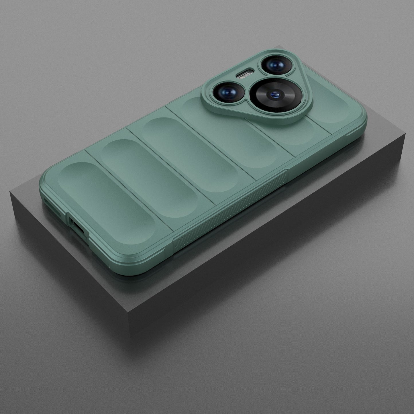 For Huawei Pura 70 Pro / Pura 70 Pro+ Case TPU Anti-Slip Back Phone Cover - Green