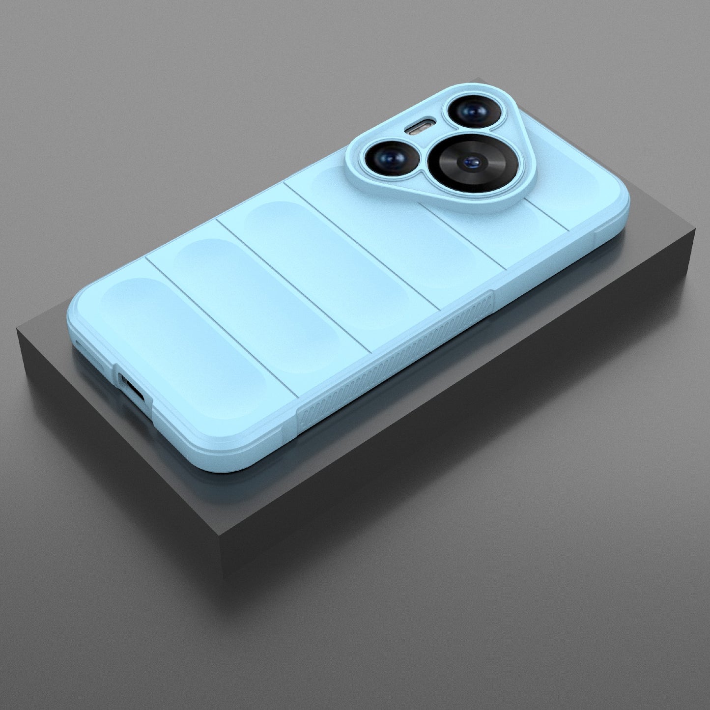 For Huawei Pura 70 Pro / Pura 70 Pro+ Case TPU Anti-Slip Back Phone Cover - Baby Blue