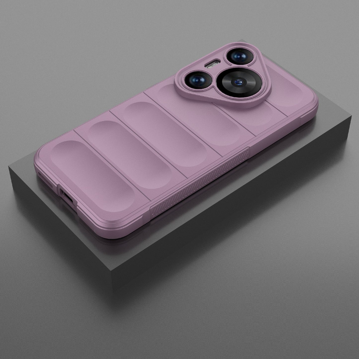 For Huawei Pura 70 Pro / Pura 70 Pro+ Case TPU Anti-Slip Back Phone Cover - Light Purple