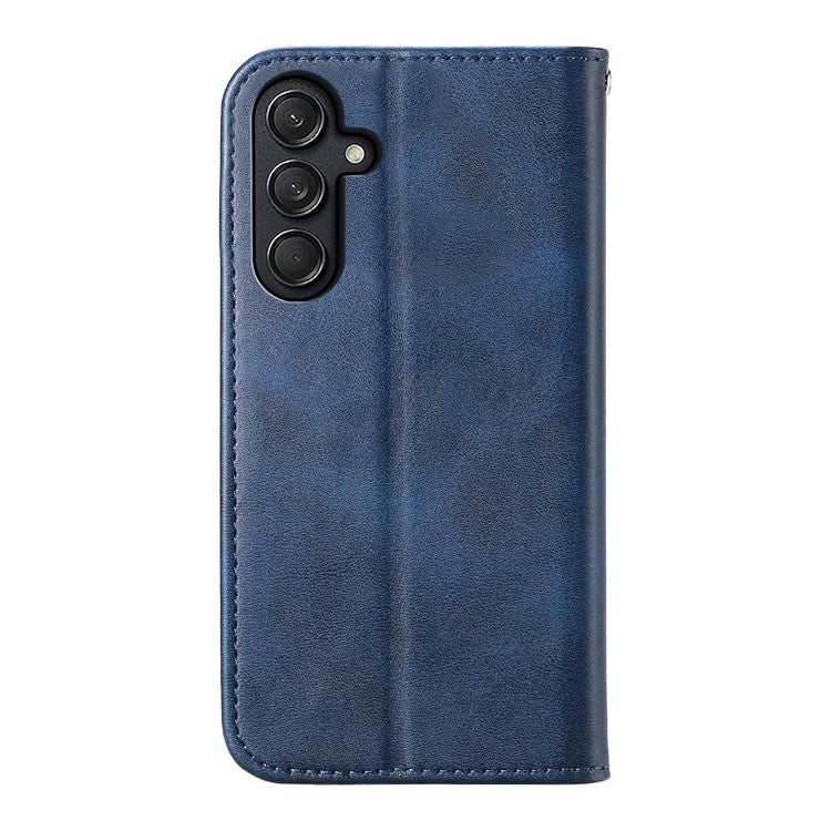 For Samsung Galaxy M55 5G / C55 5G / F55 5G Case PU Leather Wallet Phone Cover Mobile Accessories Wholesale - Blue