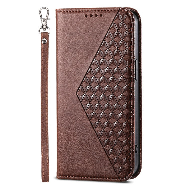 For Samsung Galaxy M55 5G / C55 5G / F55 5G Case PU Leather Wallet Phone Cover Mobile Accessories Wholesale - Brown