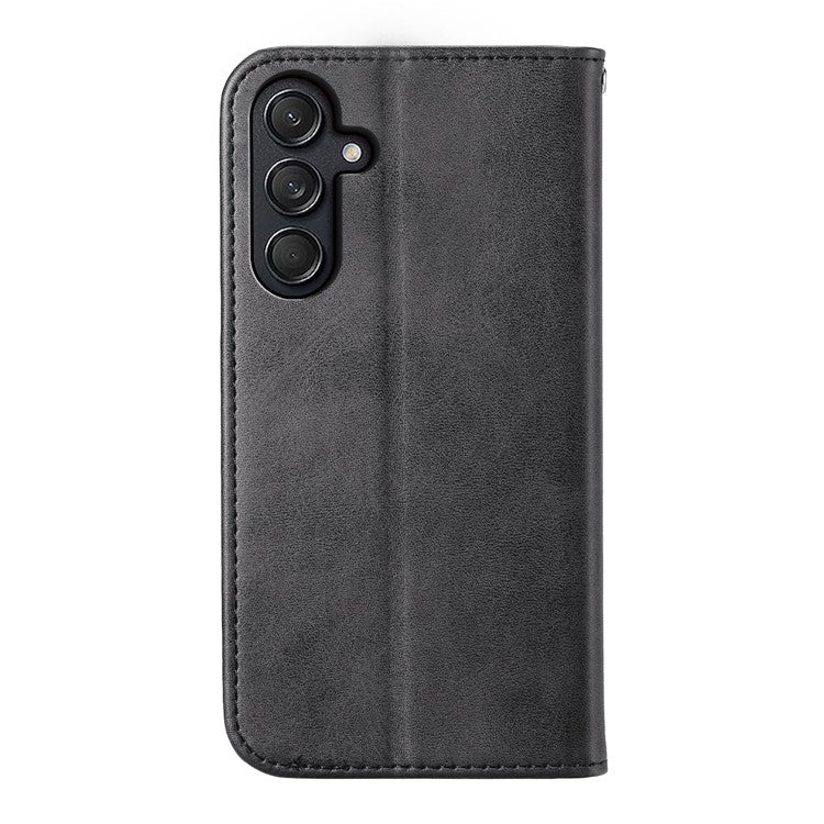 For Samsung Galaxy M55 5G / C55 5G / F55 5G Case PU Leather Wallet Phone Cover Mobile Accessories Wholesale - Black