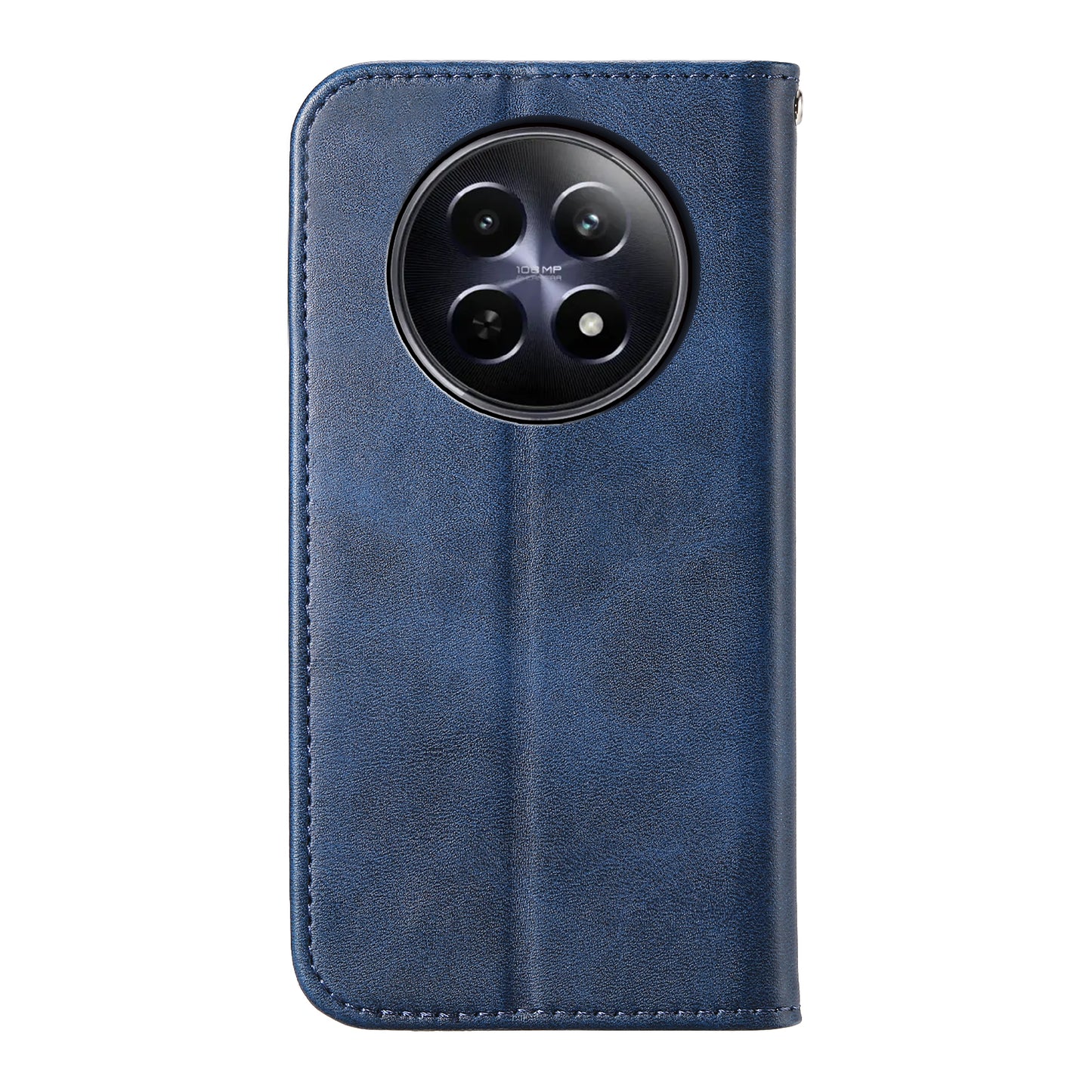 For Realme 12 / 12x 5G Case Rhombus Imprinted Leather Cell Phone Cases Wholesale - Blue
