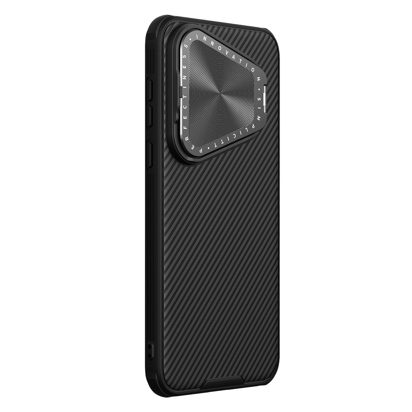 NILLKIN CamShield Prop Magnetic Series for Huawei Pura 70 Case PC+TPU Phone Shell with Built-in Camera Cover - Black