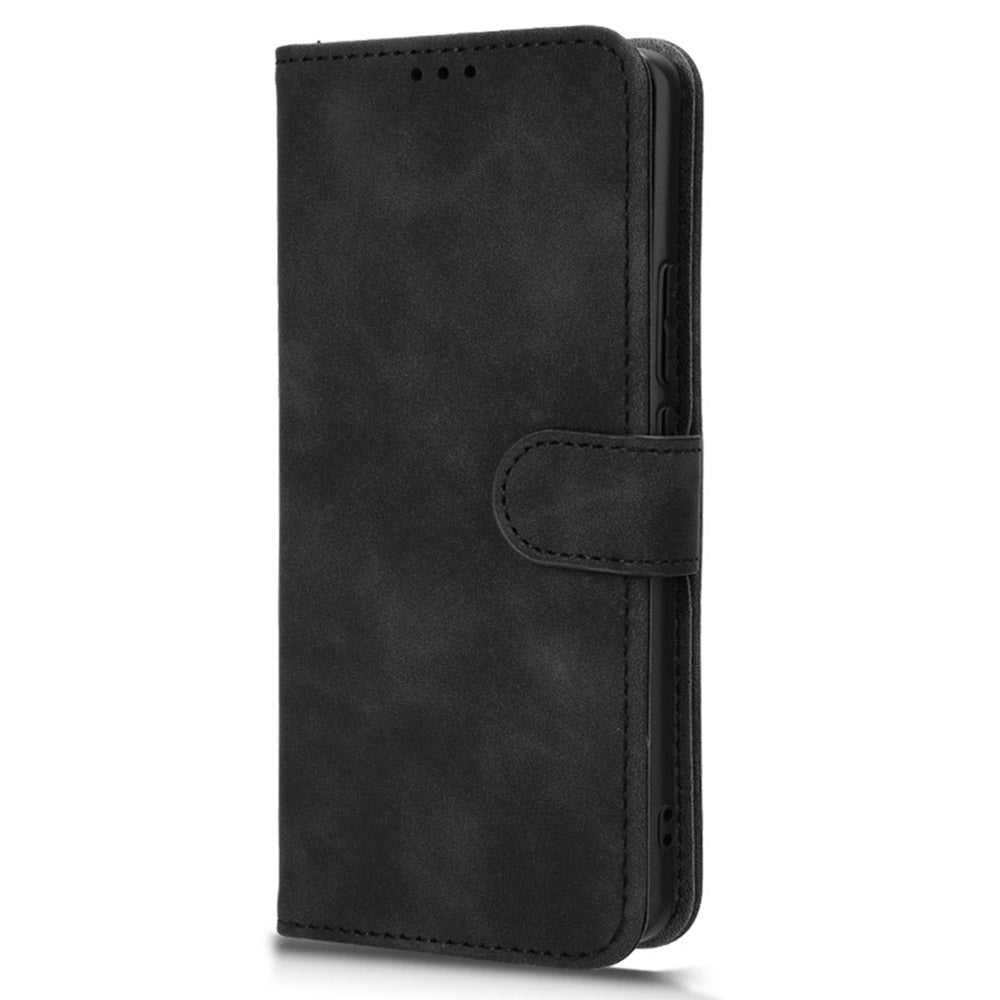 For Realme GT Neo6 SE 5G Wallet Case PU Leather Cover Phone Accessories Distributors - Black