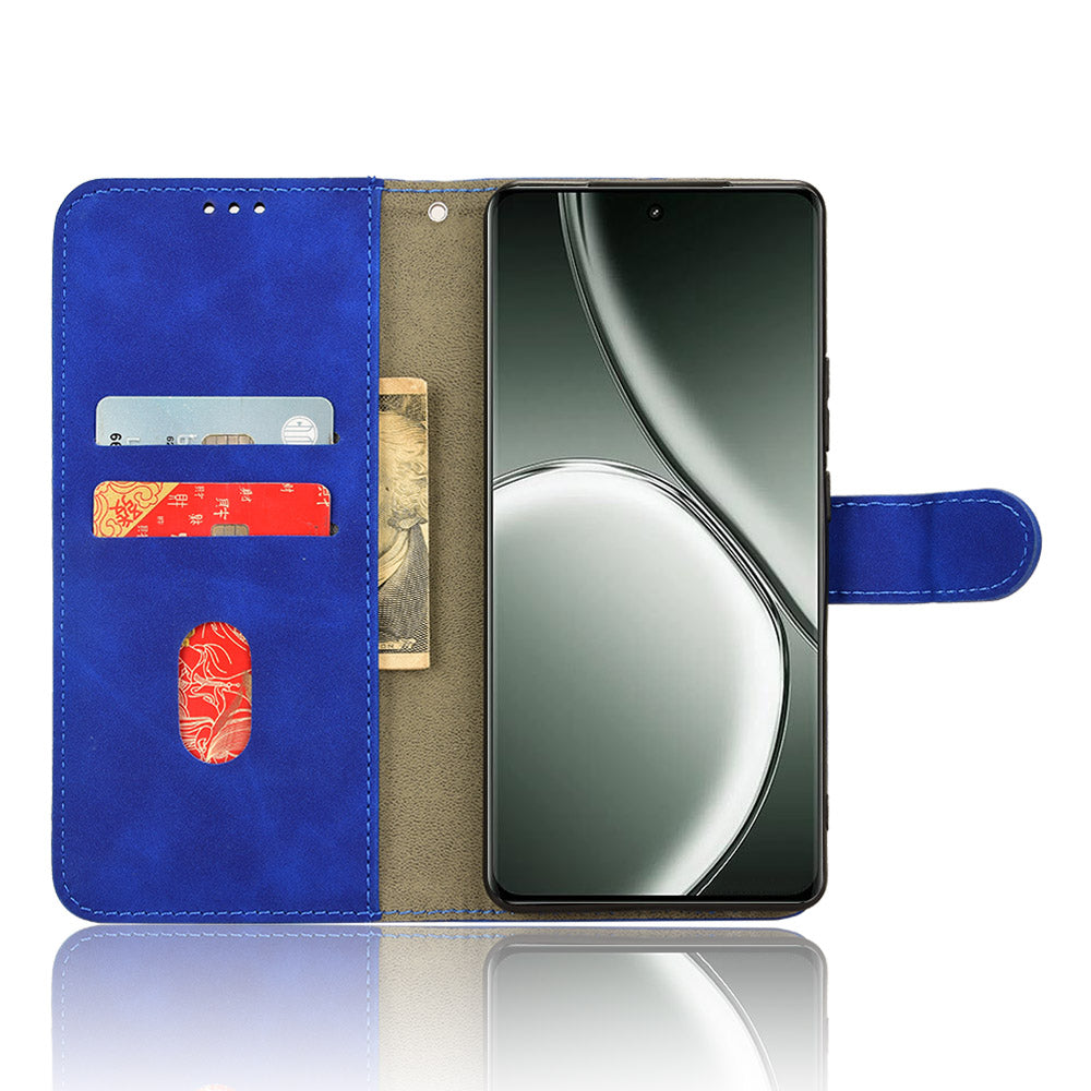 For Realme GT Neo6 SE 5G Wallet Case PU Leather Cover Phone Accessories Distributors - Blue