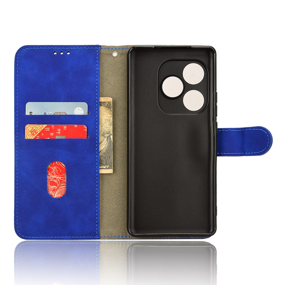 For Realme GT Neo6 SE 5G Wallet Case PU Leather Cover Phone Accessories Distributors - Blue