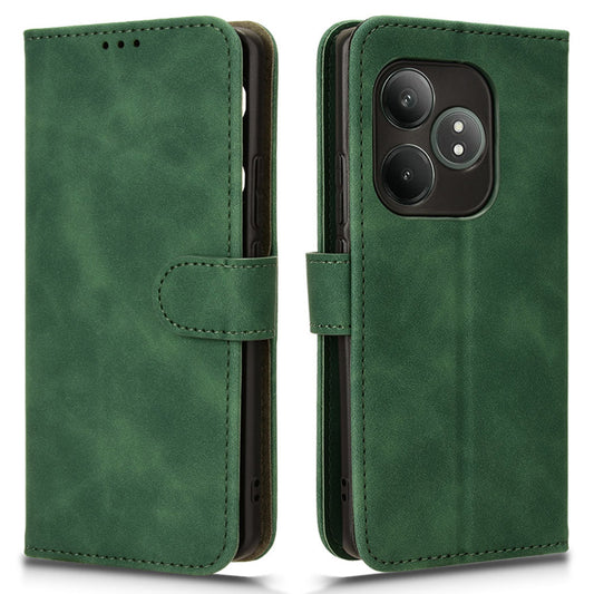 For Realme GT Neo6 SE 5G Wallet Case PU Leather Cover Phone Accessories Distributors - Green