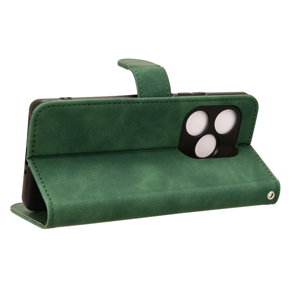 For Realme GT Neo6 SE 5G Wallet Case PU Leather Cover Phone Accessories Distributors - Green