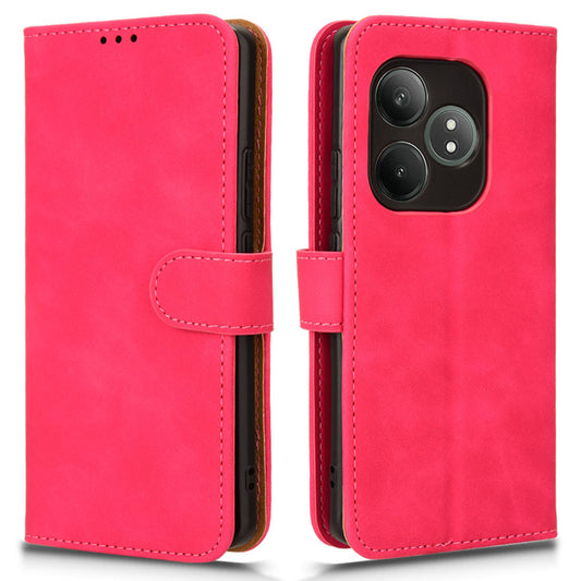 For Realme GT Neo6 SE 5G Wallet Case PU Leather Cover Phone Accessories Distributors - Rose