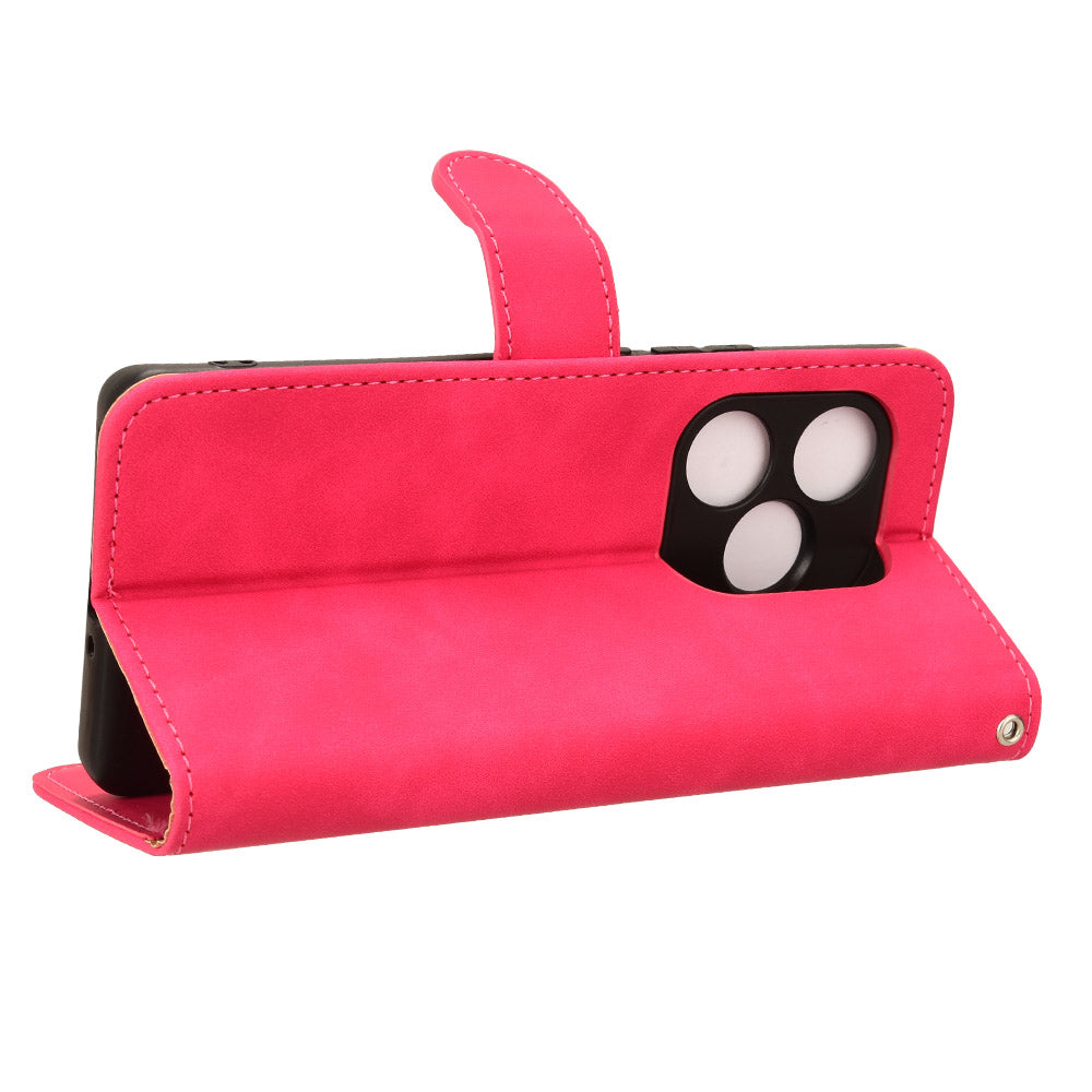 For Realme GT Neo6 SE 5G Wallet Case PU Leather Cover Phone Accessories Distributors - Rose