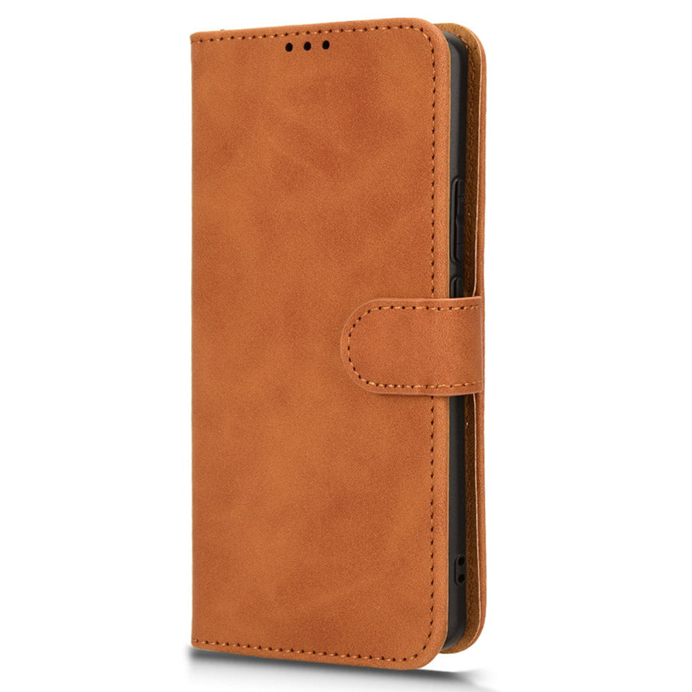 For Realme GT Neo6 SE 5G Wallet Case PU Leather Cover Phone Accessories Distributors - Brown