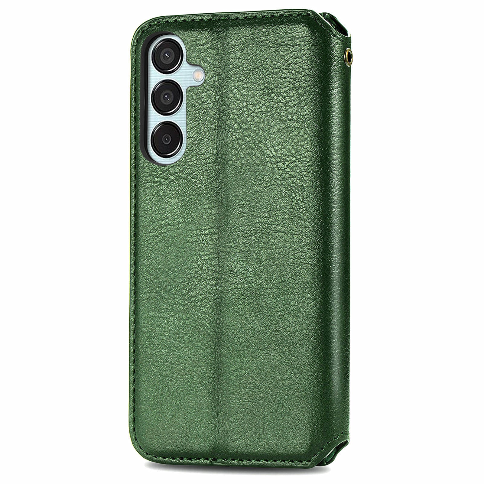 For Samsung Galaxy M15 5G Wholesale Phone Cases Wallet Stand Leather Phone Cover - Green