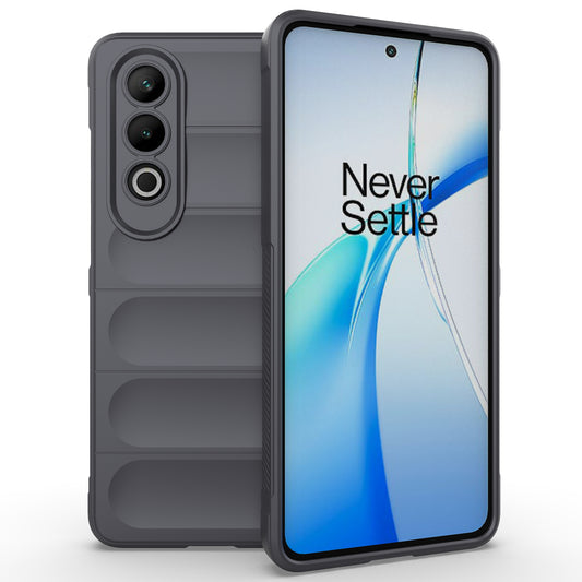 For OnePlus Nord CE4 5G Case Shock Absorption TPU Mobile Phone Protector Cover - Dark Grey