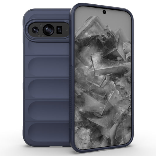 Mobile Phone Protector for Google Pixel 9 Pro , Shock Absorption TPU Back Case - Dark Blue