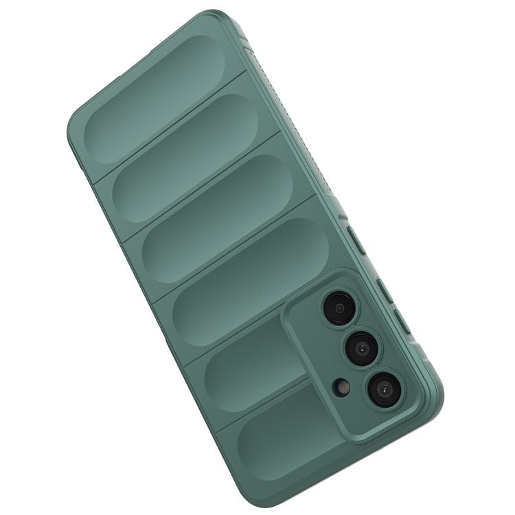 Mobile Phone Protector for Samsung Galaxy M55 5G / C55 5G / F55 5G , Bump Proof TPU Back Case - Green