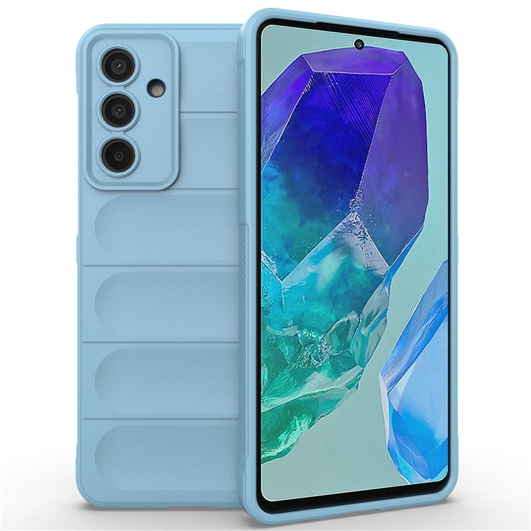 Mobile Phone Protector for Samsung Galaxy M55 5G / C55 5G / F55 5G , Bump Proof TPU Back Case - Baby Blue