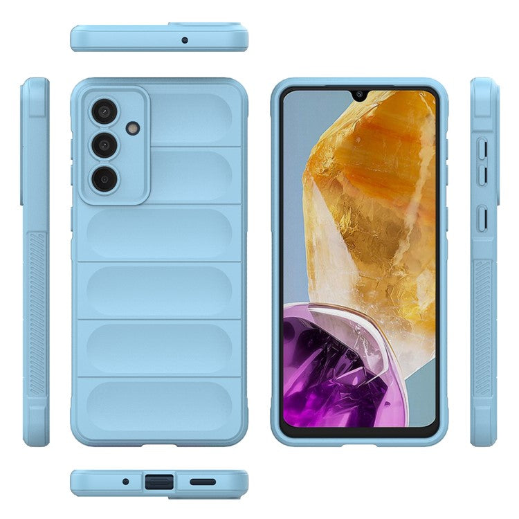 Mobile Phone Protector for Samsung Galaxy M55 5G / C55 5G / F55 5G , Bump Proof TPU Back Case - Baby Blue