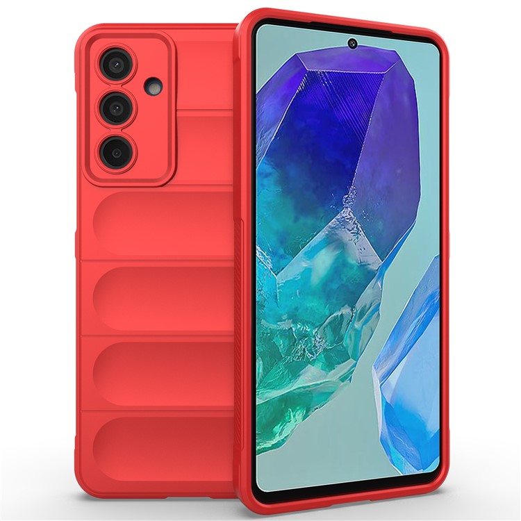 Mobile Phone Protector for Samsung Galaxy M55 5G / C55 5G / F55 5G , Bump Proof TPU Back Case - Red