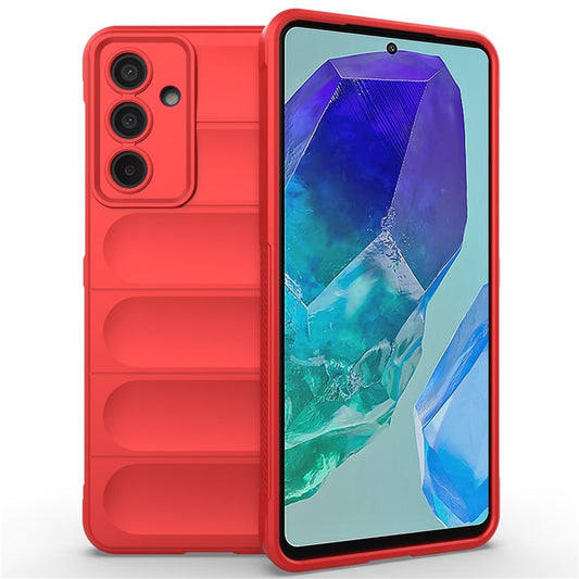 Mobile Phone Protector for Samsung Galaxy M55 5G / C55 5G / F55 5G , Bump Proof TPU Back Case - Red