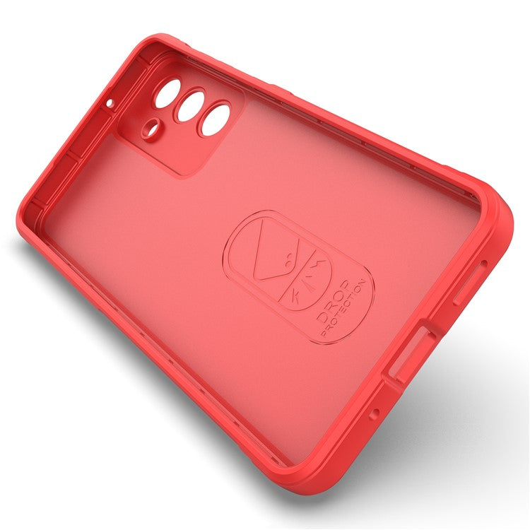 Mobile Phone Protector for Samsung Galaxy M55 5G / C55 5G / F55 5G , Bump Proof TPU Back Case - Red