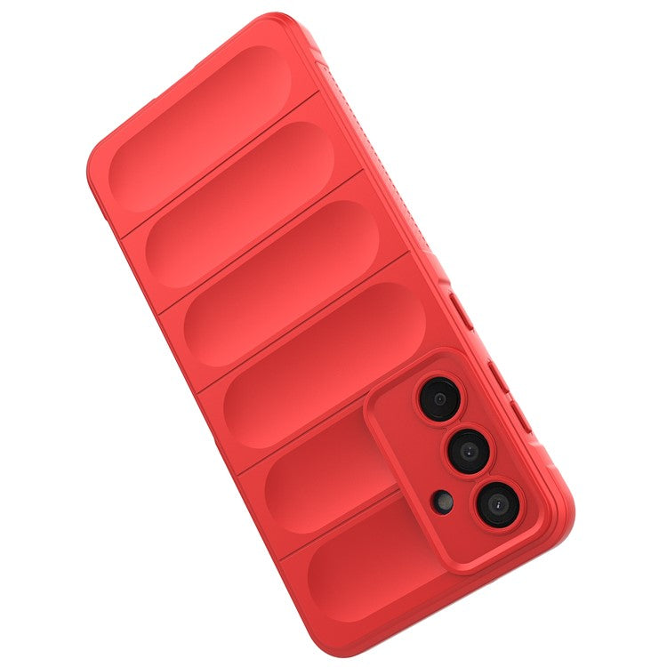 Mobile Phone Protector for Samsung Galaxy M55 5G / C55 5G / F55 5G , Bump Proof TPU Back Case - Red