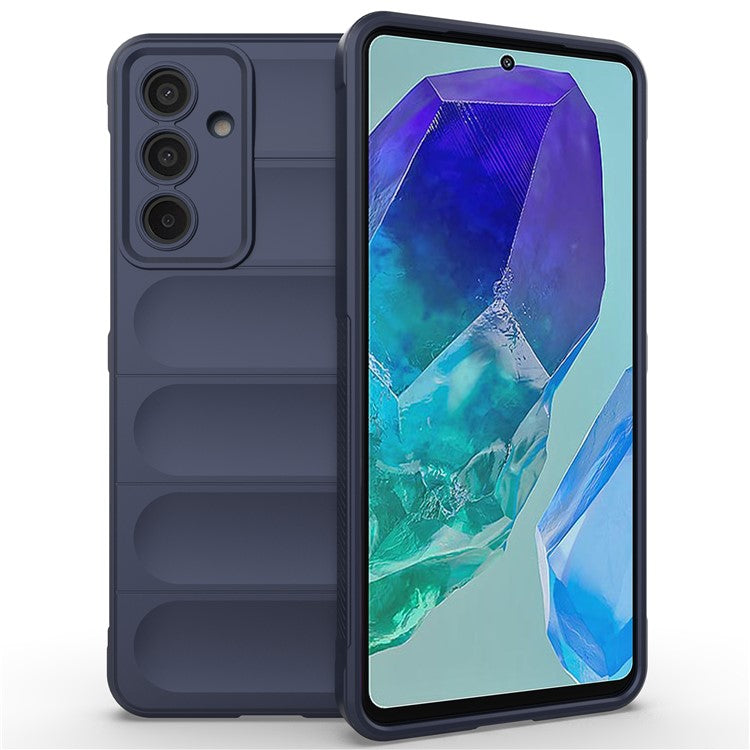 Mobile Phone Protector for Samsung Galaxy M55 5G / C55 5G / F55 5G , Bump Proof TPU Back Case - Dark Blue