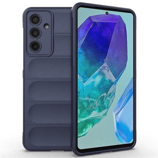 Mobile Phone Protector for Samsung Galaxy M55 5G / C55 5G / F55 5G , Bump Proof TPU Back Case - Dark Blue