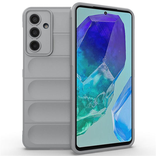 Mobile Phone Protector for Samsung Galaxy M55 5G / C55 5G / F55 5G , Bump Proof TPU Back Case - Light Grey