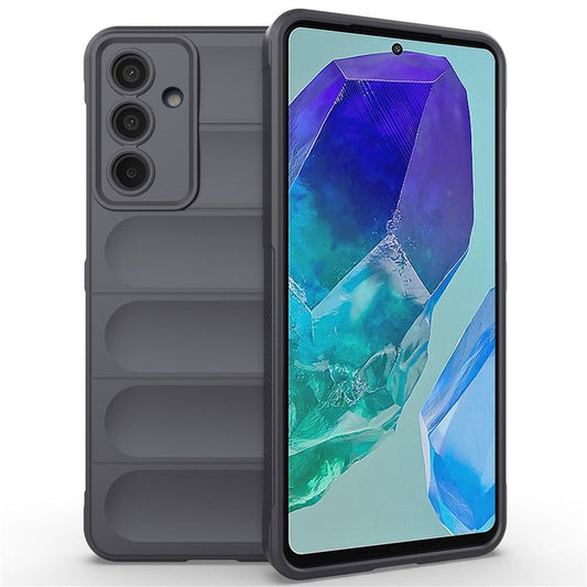 Mobile Phone Protector for Samsung Galaxy M55 5G / C55 5G / F55 5G , Bump Proof TPU Back Case - Dark Grey