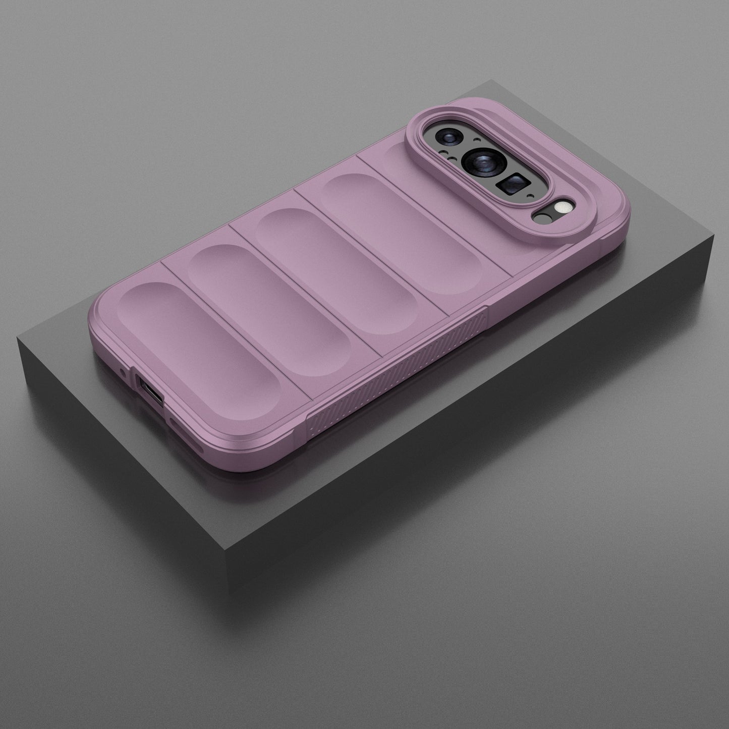 Mobile Phone Protector for Google Pixel 9 , Impact Resistant TPU Back Case - Light Purple