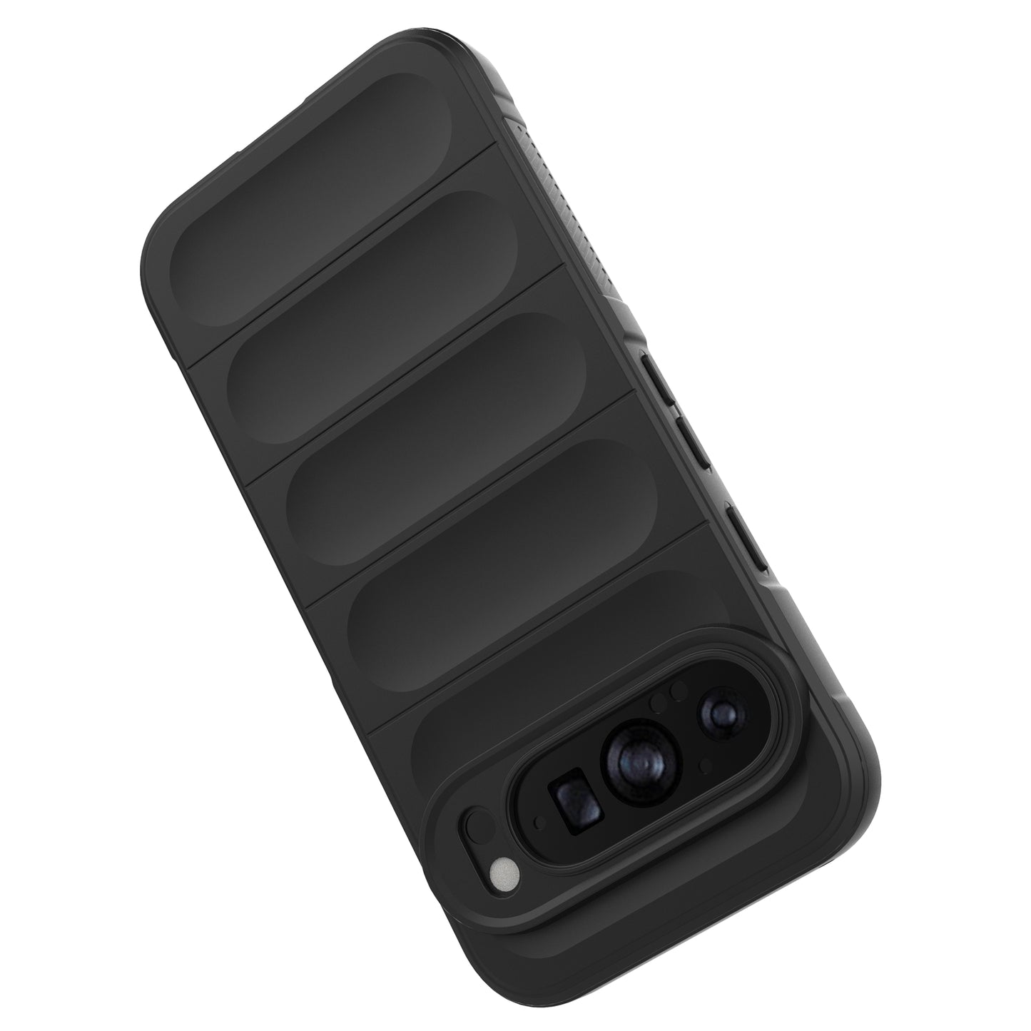 Mobile Phone Protector for Google Pixel 9 , Impact Resistant TPU Back Case - Dark Grey
