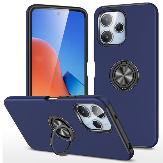 For Xiaomi Redmi 12 4G Case PC+TPU Kickstand Cover Cell Phone Accessory Wholesale - Blue