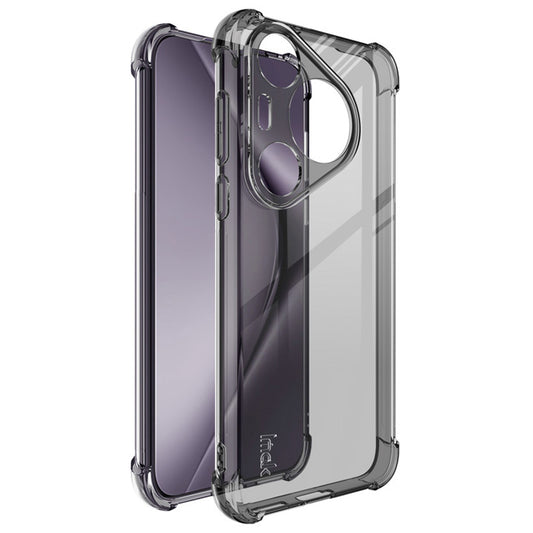 IMAK For Huawei Pura 70 Pro / 70 Pro+ Cover Drop Protection TPU Clear Back Phone Case - Transparent Black