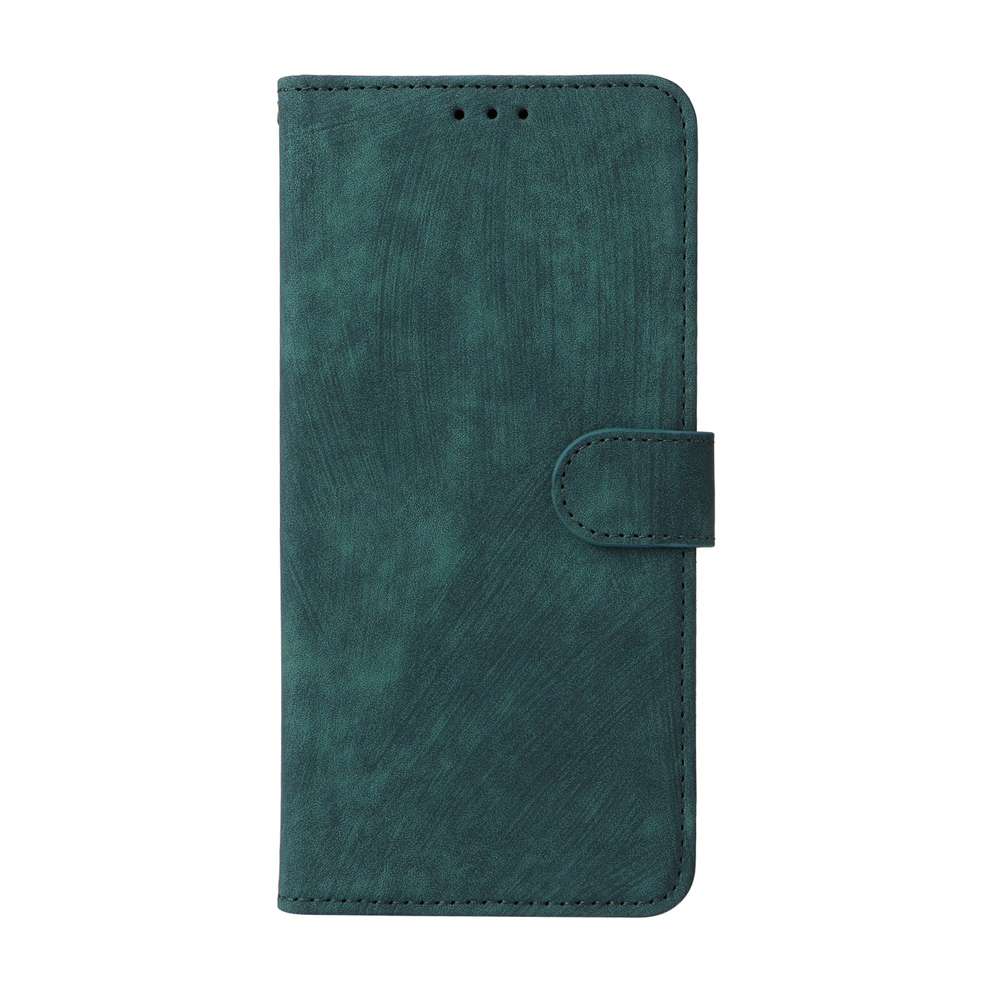 For Transsion Tecno Camon 30 5G CL7 Magnetic Case RFID Blocking Wallet Cover with Wrist Strap - Green