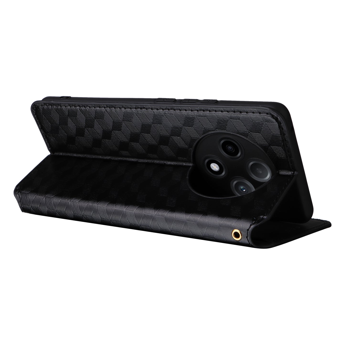 For Oppo A3 Pro 5G Leather Wallet Flip Cover Mobile Phone Case Wholesale - Black